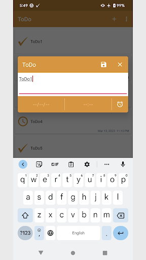 Simple ToDo Screen 2