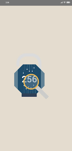 Android application SecureText screenshort