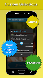 Music Video Editor Add Audio Screenshot