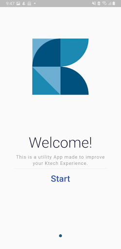 Android application ktech Hub screenshort