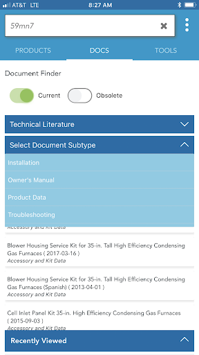 Carrier® Sales Screen 3