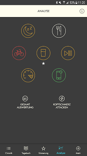 Android application HEADACHE HURTS: Kopfschmerz & screenshort