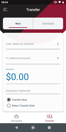 Teachers Credit Union Mobile Screen 2