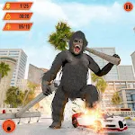 Cover Image of Download Gorilla City Rampage :Animal Attack Game Free 1.0.2 APK
