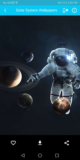 Solar System Wallpaper Screen 2