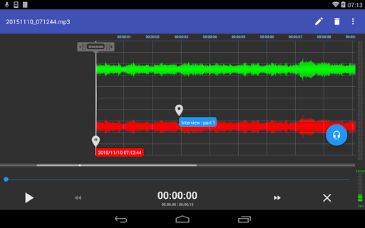 Screenshot of RecForge II - Audio Recorder