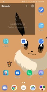 Schermata di Eevee per ANeko (ANeko Skin)