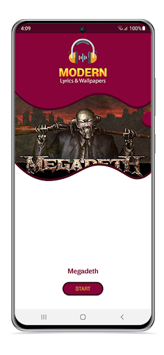 Android application Megadeth Lyrics & Wallpapers screenshort
