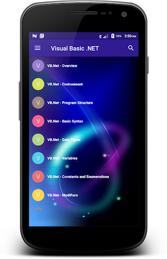 Android application Learn - Visual Basic .NET screenshort