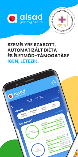 Android application ALSAD – a Diétatanácsadó screenshort