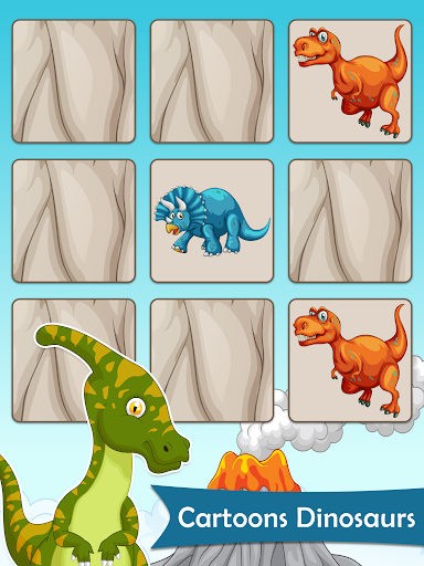Screenshot of Dinosaurs Memory