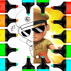 Coloring Little Singham : Cartoon Coloring Book - Latest version for  Android - Download APK