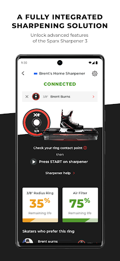 Android application Sparx Hockey screenshort