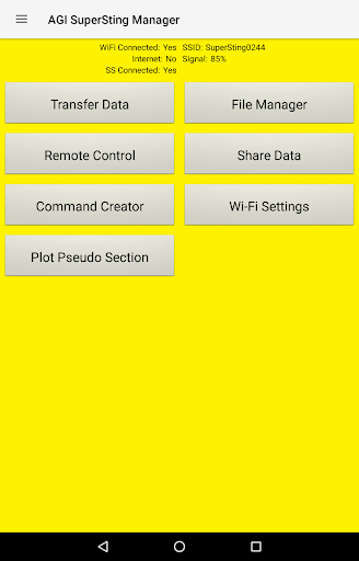 SuperSting Manager (SSM) Screen 3