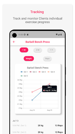 uniquefit coach Screen 3