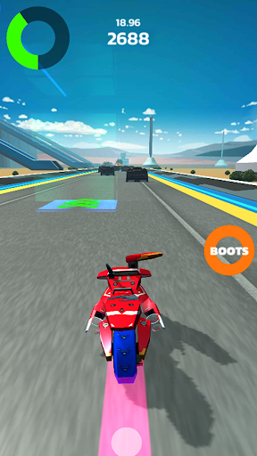 Android application Cyber Bike Race screenshort