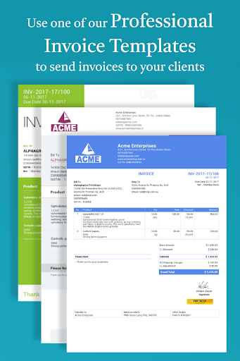 Screenshot of Simple Invoice Manager