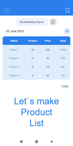 ProductListPDF Screen 3