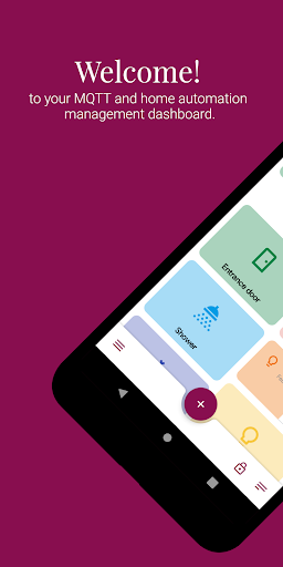 Android application Mqtt Dashboard - IoT and Node- screenshort