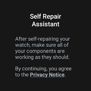 Self Repair Assistant(Watch)