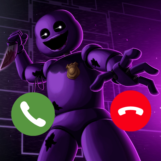 grimmace shake scary fake call logo