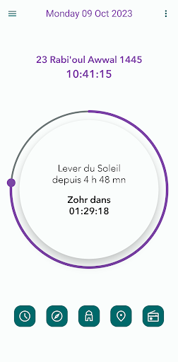 Android application RunSalah screenshort