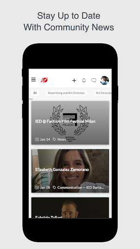 Android application IED ALUMNI screenshort