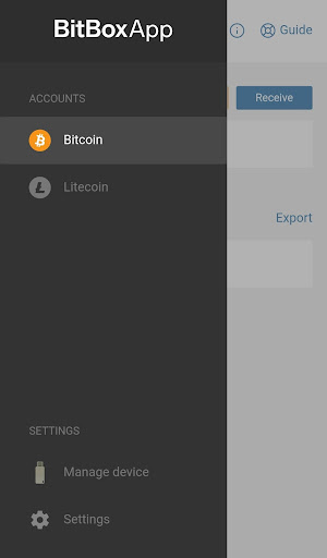 BitBoxApp Screen 2