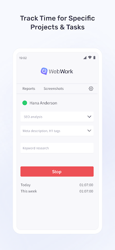 WebWork Time Tracker Screenshot 4 - AppWisp.com