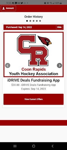 iDrive Fundraising Screen 2