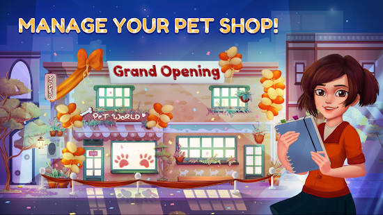 Pet Shop Fever: Animal Hotel Varies with device APK screenshots 3