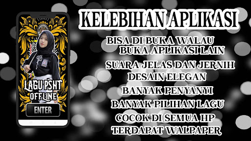 Android application Lagu & Wallpaper PSHT Offline screenshort