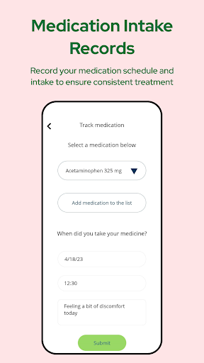 mOAtion: OA Health Tracker Screen 3