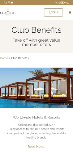 Club Elite Travel Screen 3