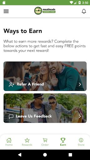 Meatheads Rewards Screen 2