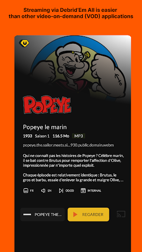 Screenshot of Debrid'em All: Stream Torrents
