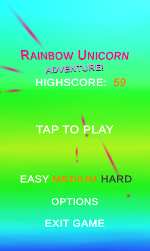 Rainbow Unicorn Adventure Run Screen 3