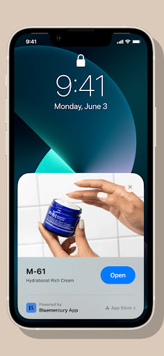Android application Bluemercury Beta screenshort