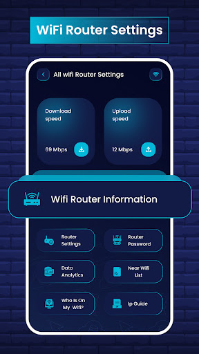 Android application All WiFi Router Settings WiFi screenshort