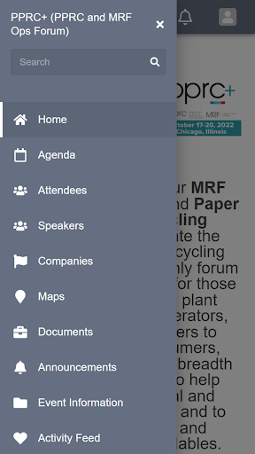Android application PPRC+ (PPRC and MRF Ops Forum) screenshort