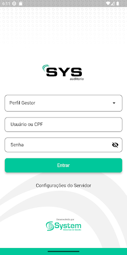 Sys Auditoria Screen 2