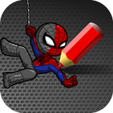 Spider Boy Coloring Game Kids icon