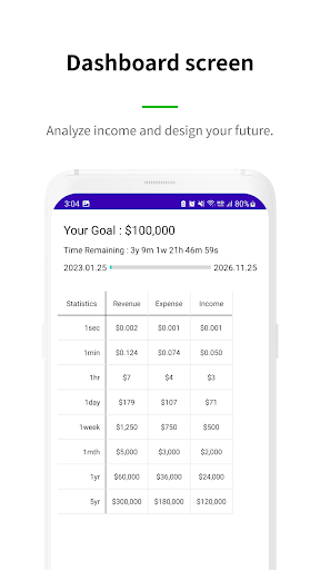 Accrual: Realtime Earnings Screen 2
