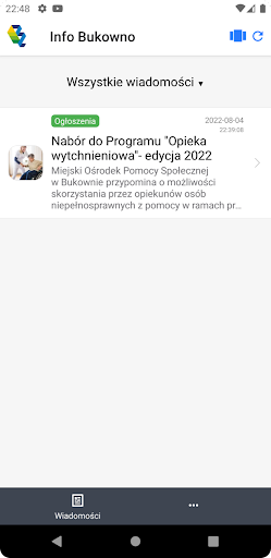 Info Bukowno Screen 3