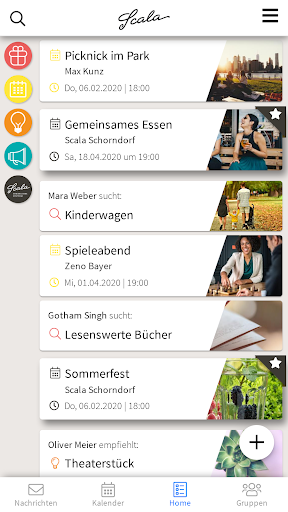 Android application Scala Schorndorf screenshort