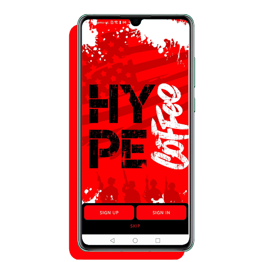 Android application Hype Coffee screenshort