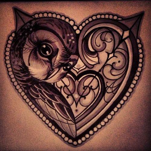 Owl tattoos girly 110+ Cute
