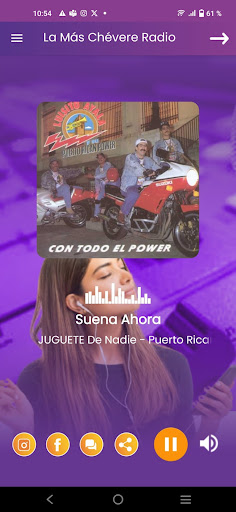 La Más Chévere radio Screen 2