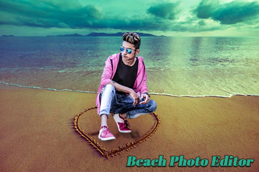 Android application Beach Photo Editor screenshort