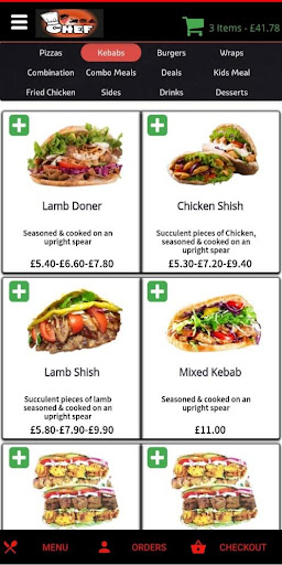 Chefs Kebab Pizza Caldicot Screen 2